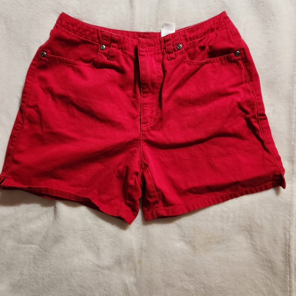 Red shorts